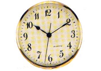 2 ¾” (70MM) Ivory Arabic Clock Insert